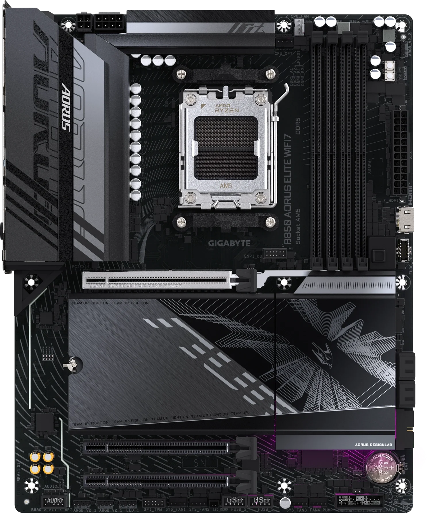 B850 AORUS ELITE WIFI7 ürün görünümü