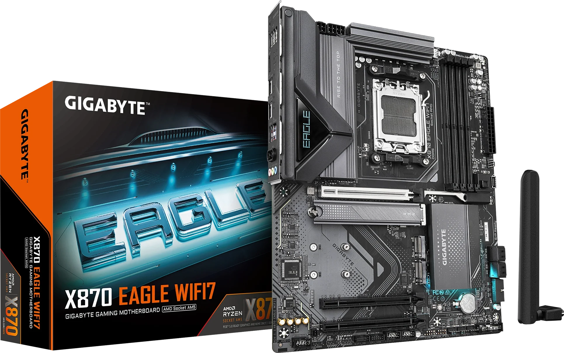 X870 EAGLE WIFI7 kutu ve ürün