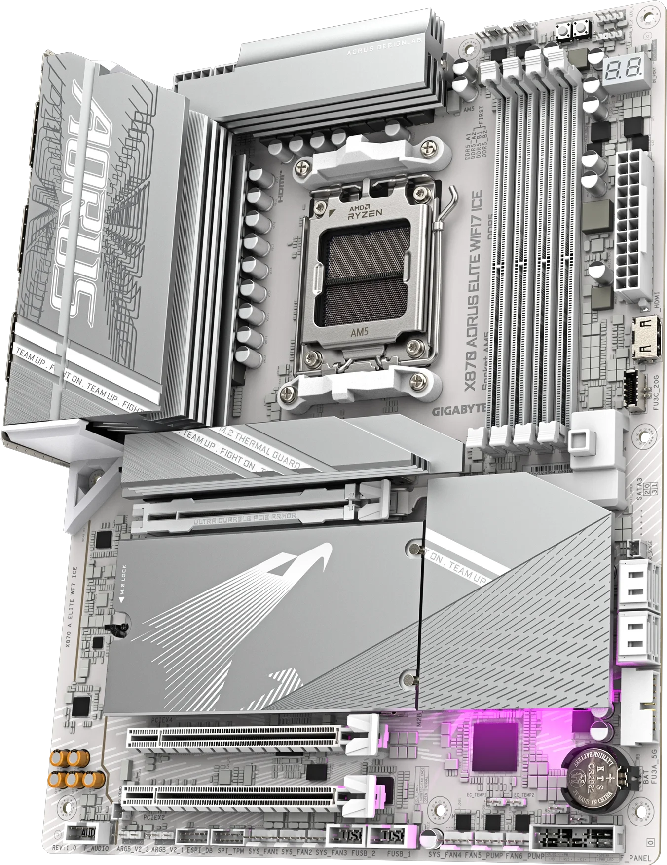 X870 AORUS ELITE WIFI7 ICE alternatif açı