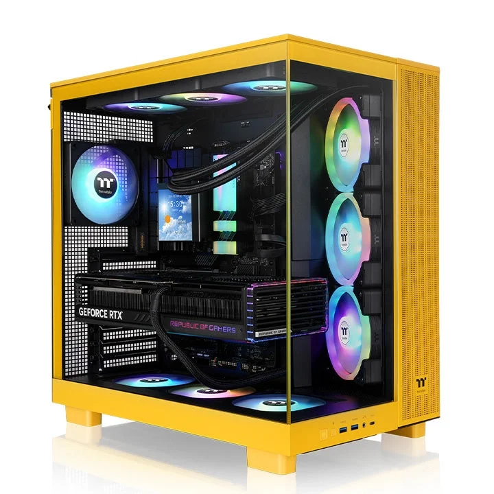 View 380 XL TG ARGB Bumblebee Mid Tower Chassis ürün görünümü