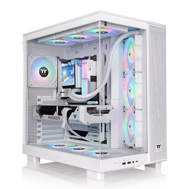 View 380 XL TG ARGB Snow Mid Tower Chassis ürün görünümü