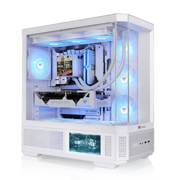 View 370 TG ARGB Snow Mid Tower Chassis ürün görünümü