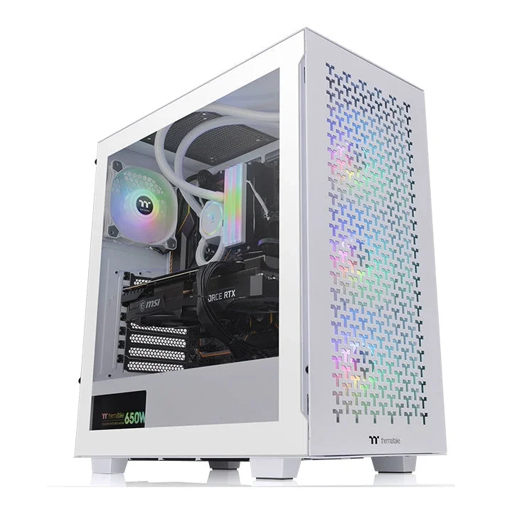 Thermaltake V350 TG ARGB Air Snow Mid Tower Chassis ürün görünümü