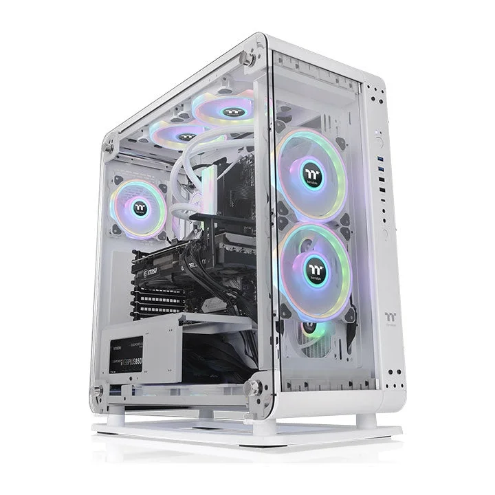 Core P6 Tempered Glass Snow Mid Tower Chassis ürün görünümü