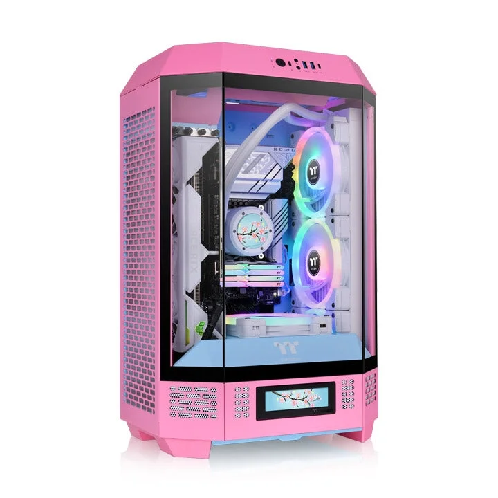 The Tower 300 Bubble Pink Micro Tower Chassis ürün görünümü