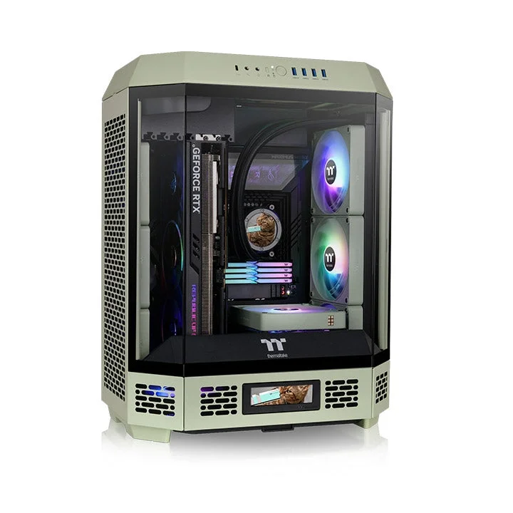 The Tower 600 Matcha Green Mid Tower Chassis ürün görünümü