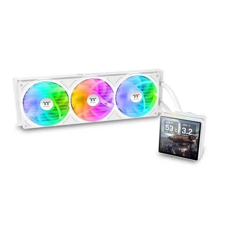 TH360 V3 Ultra ARGB Sync Snow tam ürün görünümü