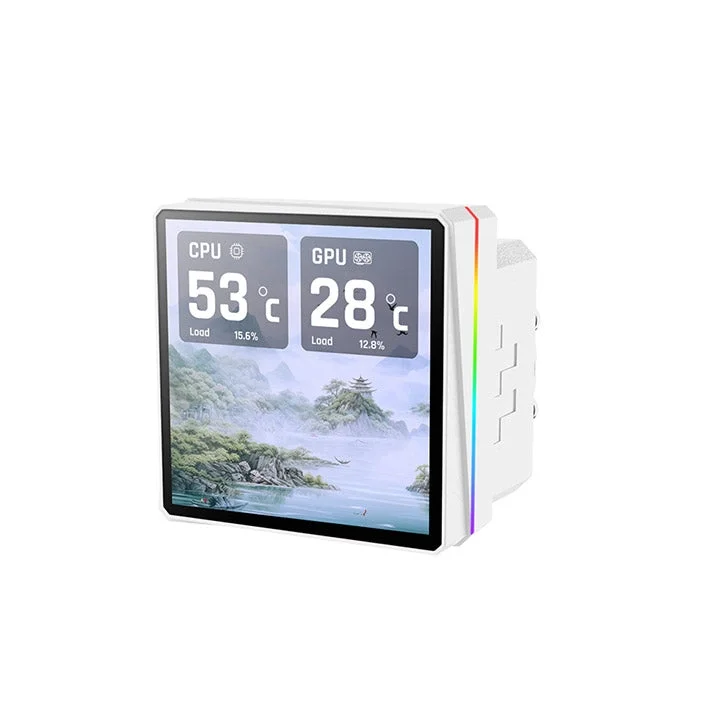 TH360 V3 Ultra ARGB Sync Snow – 720 × 720 TFT-LCD