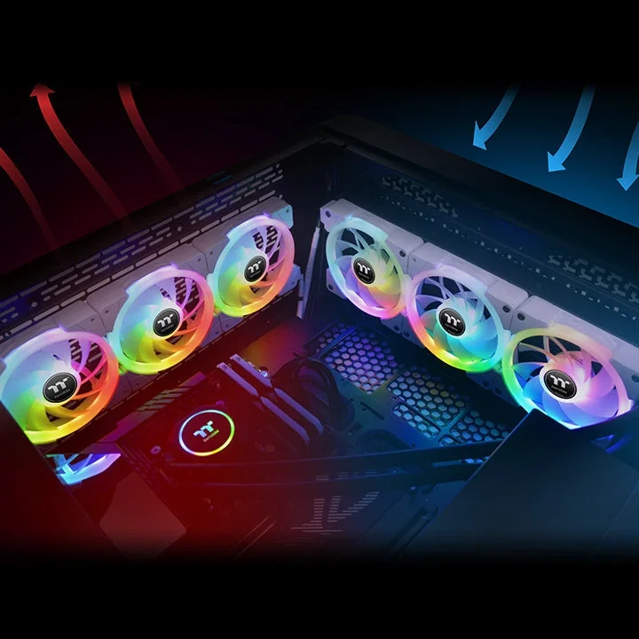 SWAFAN EX12 RGB White TT Premium Edition resmi uygulama görseli