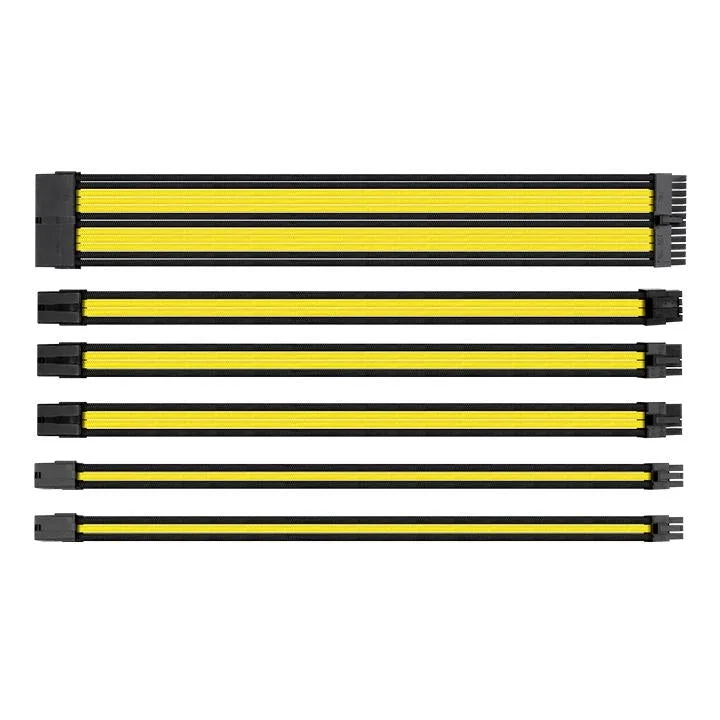 TtMod Sleeve Cable Sarı / Siyah • Örgü uzatma kablosu seti orijinal ürün görseli
