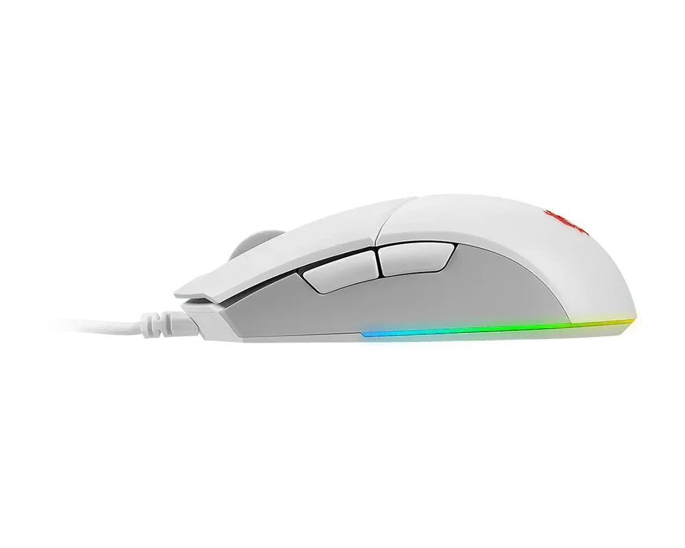 MSI CLUTCH GM11 WHITE farklı açı