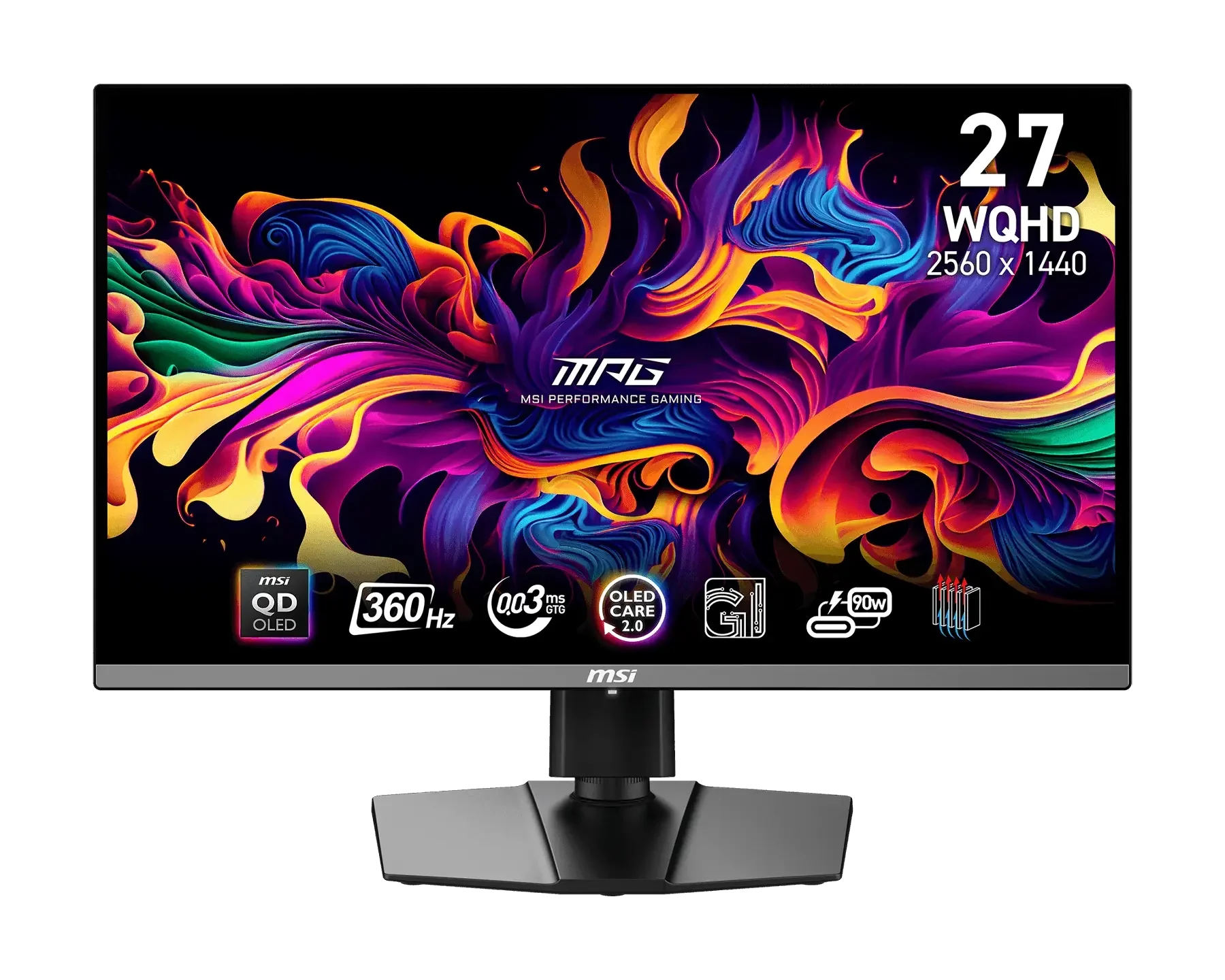 MSI MPG 271QRX QD-OLED ürün görünümü 1
