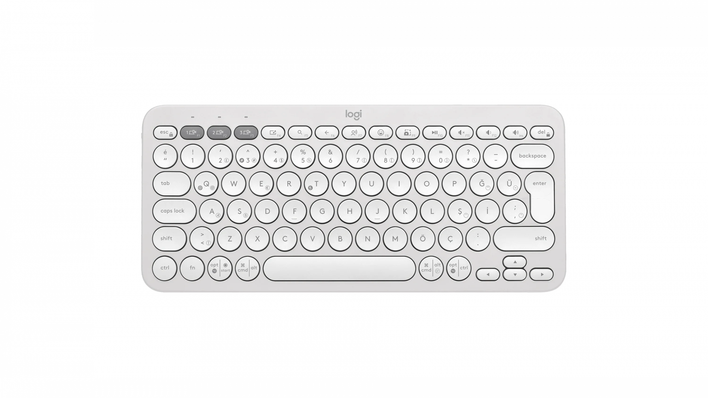 Pebble Keys 2 K380s Türkçe Q Beyaz