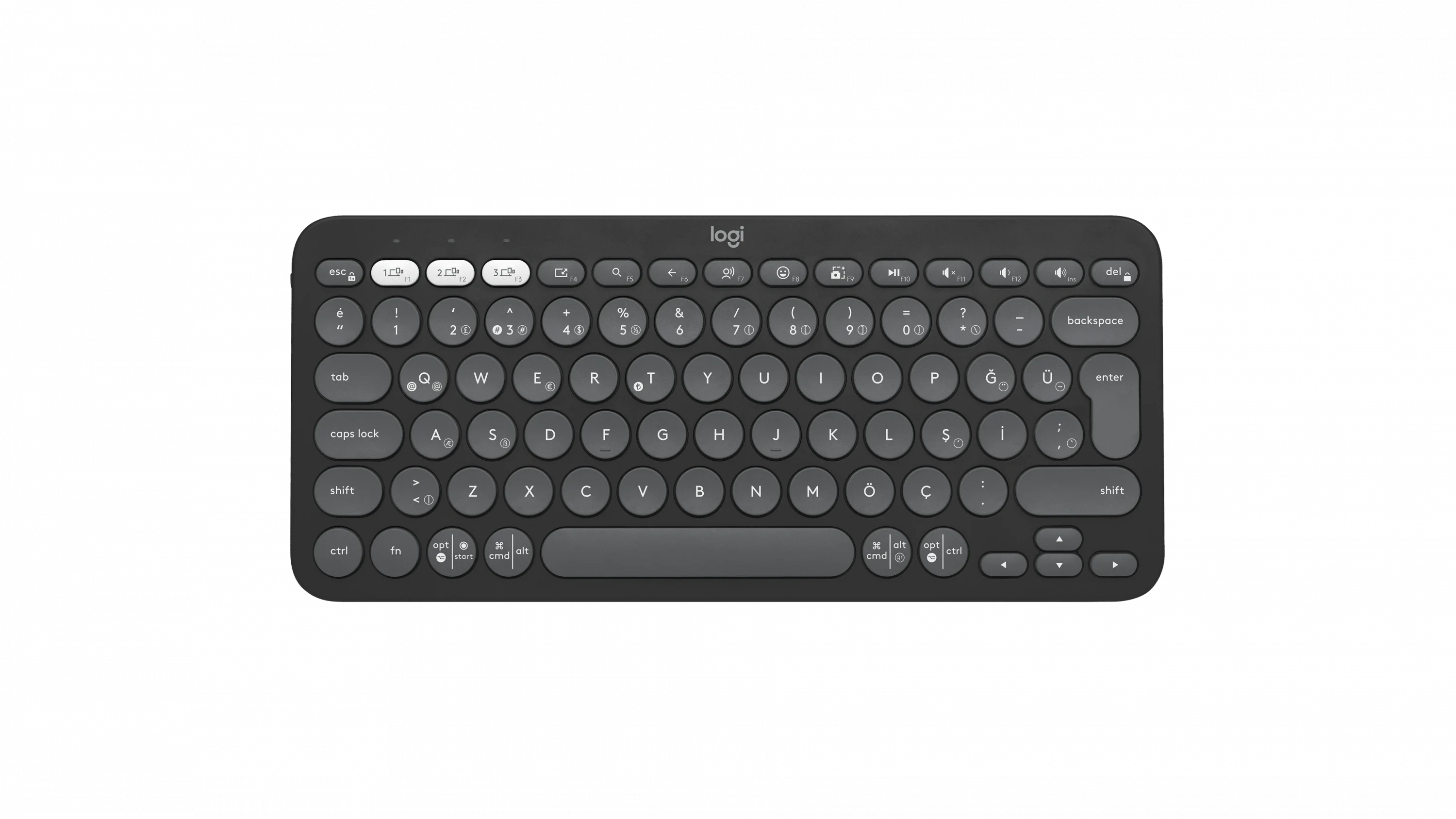 Pebble Keys 2 K380s Türkçe Q Grafit