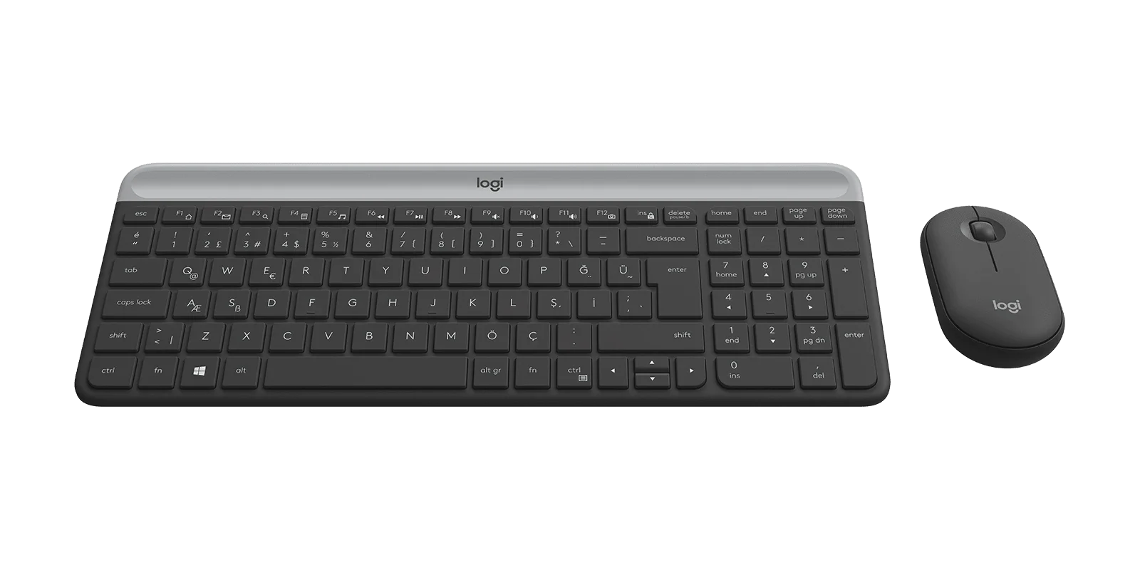 Logitech MK470 Grafit Türkçe Q, görünüm 3