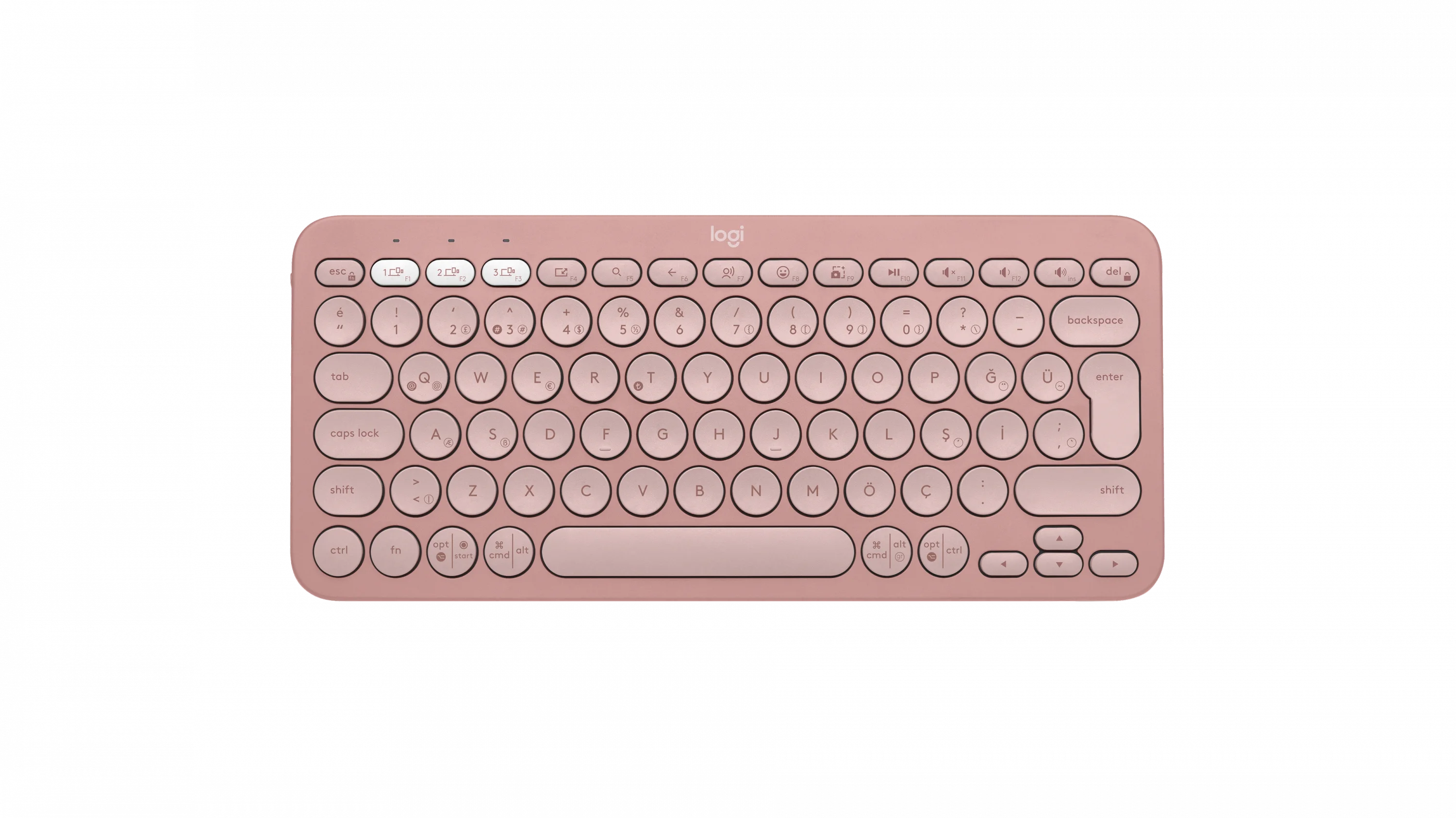 Pebble Keys 2 K380s Türkçe Q Pudra Pembe