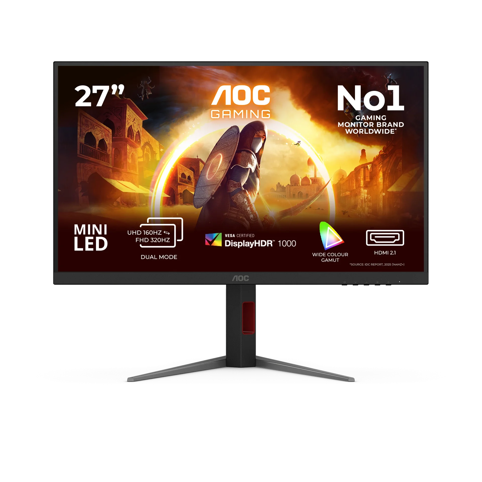 AOC U27G4XM ürün görünümü 1
