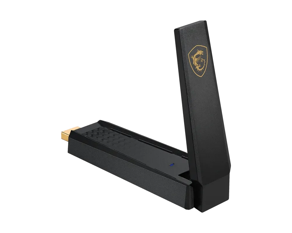 MSI AXE5400 WiFi 2402 Mbps USB 3.2 Kablosuz USB Adaptör