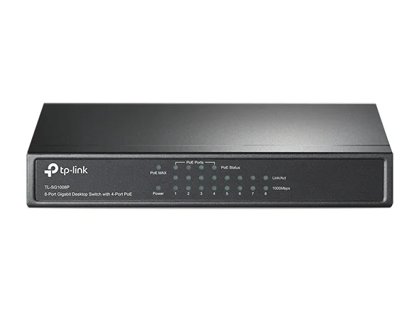 Tp-Link TL-SG1008P 8 Port Gigabit Yönetilemez Switch