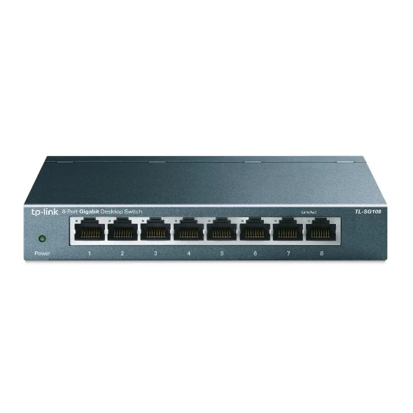 Tp-Link TL-SG108 8 Port Gigabit Yönetilemez Switch