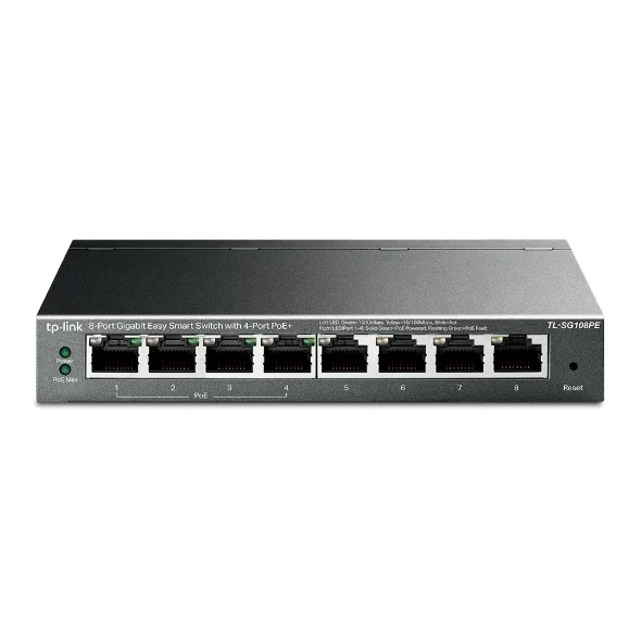 Tp-Link TL-SG108PE 8 Port Gigabit Yönetilebilir Switch
