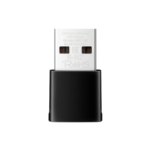 Mercusys MA12N N300 Wireless Nano USB Ağ Adaptörü