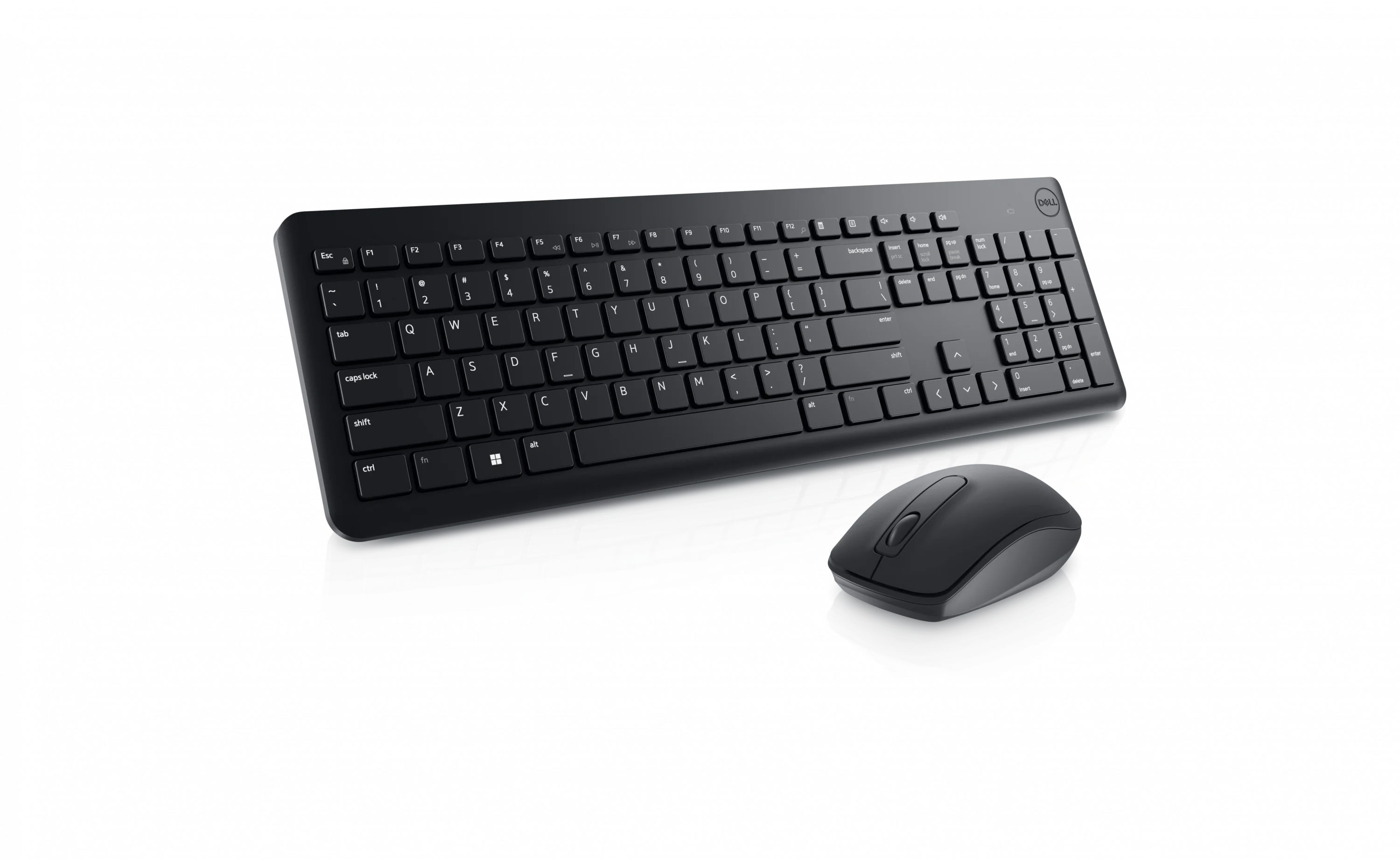Dell KM3322W İngilizce Q Kablosuz Klavye + Mouse Set (580-AKFZ) - görünüm 1