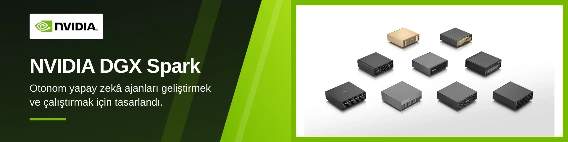 NVIDIA DGX Spark — Masaüstünde yapay zekâ süper bilgisayarı.