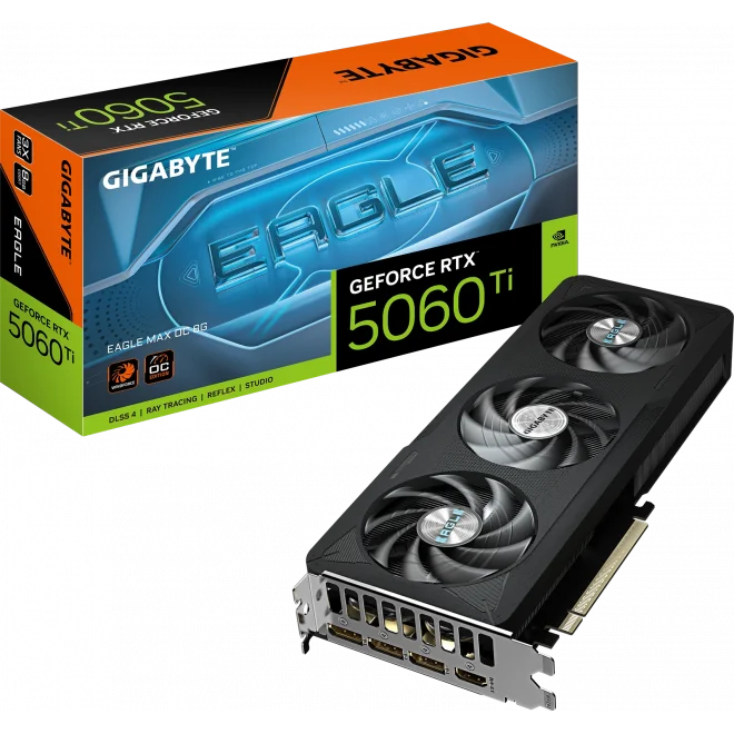 Gigabyte GeForce RTX 5060 Ti EAGLE MAX OC 8G 8GB GDDR7 128 Bit DLSS 4 Ekran Kartı