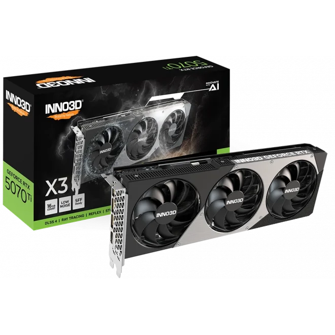 Inno3D GeForce RTX 5070 Ti x3 16GB GDDR7 256 Bit DLSS 4 Ekran Kartı