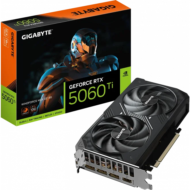 Gigabyte GeForce RTX 5060 Ti WINDFORCE MAX OC 8GB GDDR7 128 Bit DLSS 4 Ekran Kartı
