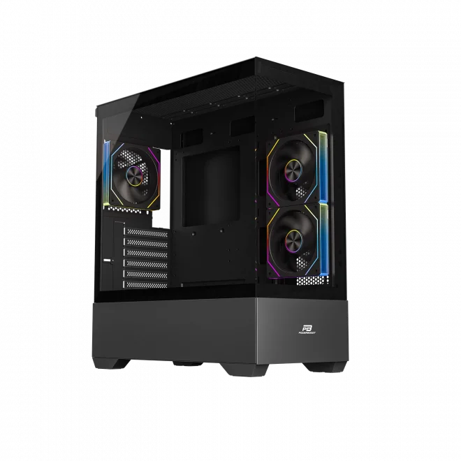 PowerBoost PB-J9031B-750 750W 80+ Siyah ARGB Tempered Glass USB 3.0 ATX Mid Tower Kasa