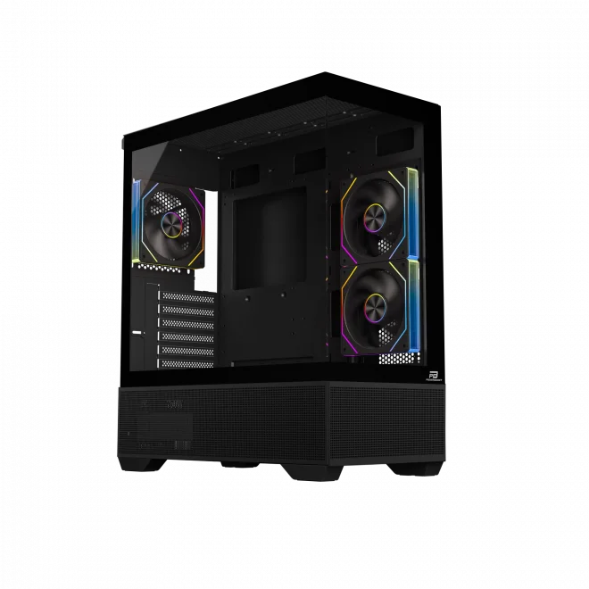 PowerBoost PB-J9031BM-750 750W 80+ Siyah ARGB Tempered Glass USB 3.0 ATX Mid Tower Kasa