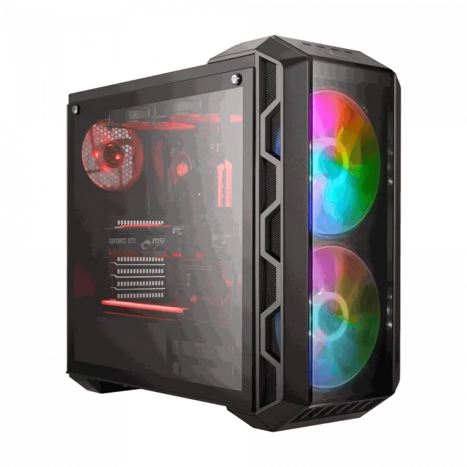 Cooler Master MasterCase H500 ARGB Tempered Glass USB 3.2 ATX Mid Tower Kasa