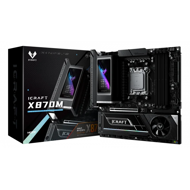 Maxsun ICraft X870M WIFI7 8400Mhz(OC) M.2 AM5 mATX Anakart