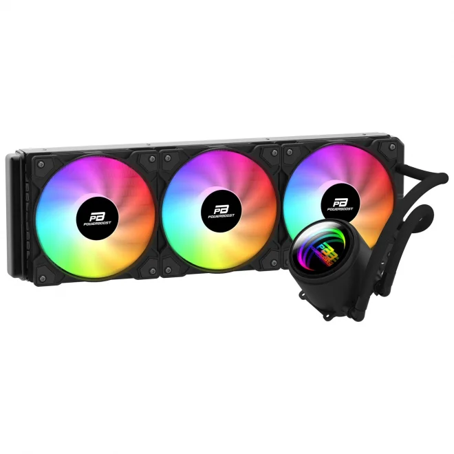PowerBoost CIRCLE 360B Siyah Rainbow 360 mm Intel(1700p/1851p)-AMD Uyumlu Sıvı Soğutucu