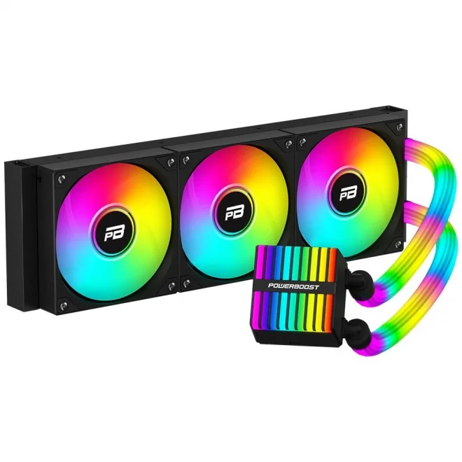 PowerBoost LEGEND 360B Siyah ARGB 360 mm Intel(1700p/1851p)-AMD Uyumlu Sıvı Soğutucu