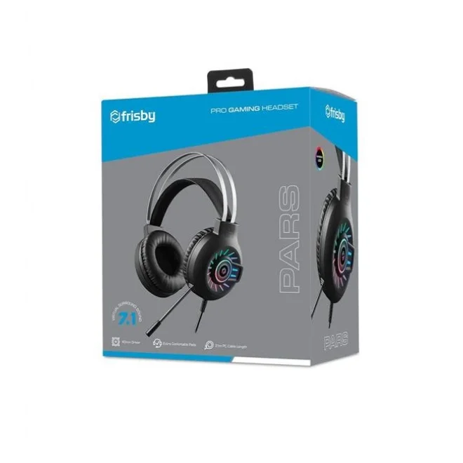 Frisby PARS FHP-G1510B RGB Siyah Sanal 7.1 Surround USB Kablolu Gaming Kulaklık