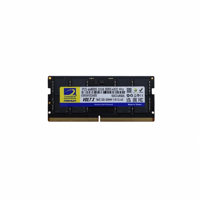 TwinMOS 32GB 4800Mhz CL40 DDR5 Notebook Ram (TMD532GB4800S40)