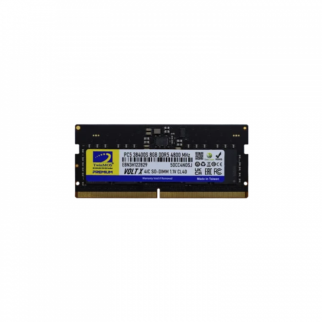 TwinMOS 8GB 4800Mhz CL40 DDR5 Notebook Ram (TMD58GB4800S40)