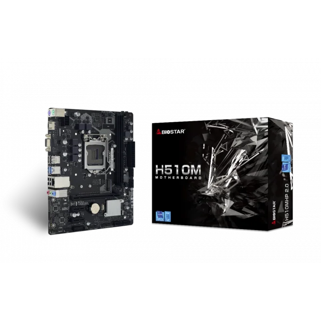 Biostar H510MHP 2.0 3200mhz(OC) M.2 1200p mATX Anakart