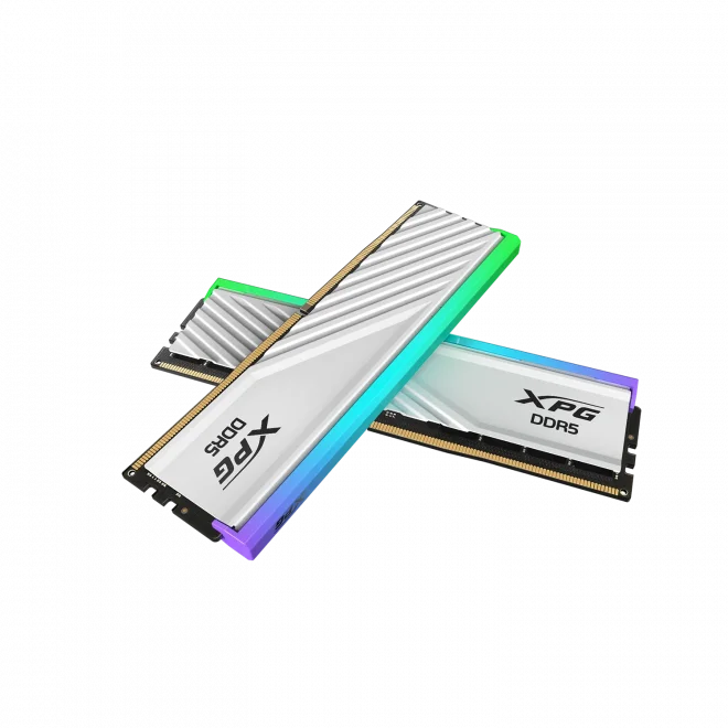 XPG 32GB(2x16) Lancer Blade Beyaz RGB 6400Mhz CL32 DDR5 EXPO Ram (AX5U6400C3216G-DTLABRWH)