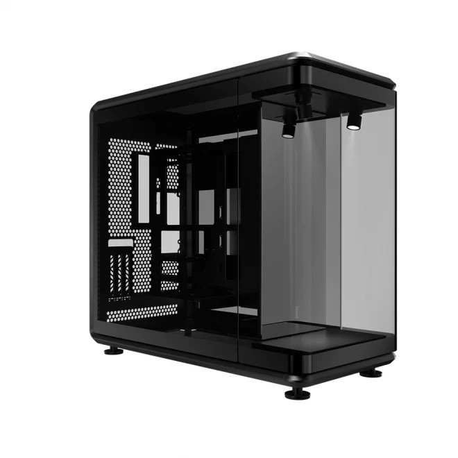 Cooler Master MasterFrame 360 PANORAMA Tempered Glass USB 3.2 ATX Mid Tower Kasa