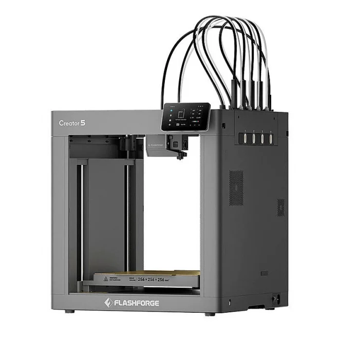 Flashforge Creator 5 Dört Bağımsız Baskı Kafalı Çok Renkli FDM 3D Yazıcı