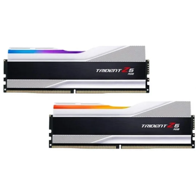 G.Skill 64GB(2x32) Trident Z5 RGB Silver 6000Mhz CL30 DDR5 Ram (F5-6000J3040G32GX2-TZ5RS)