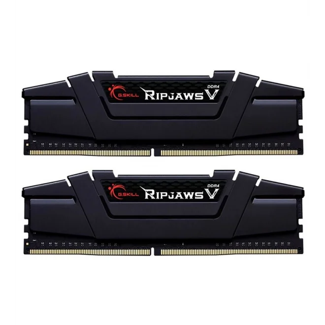 G.Skill 16GB(2x8) RipjawsV Siyah 3200Mhz CL16 DDR4 Ram (F4-3200C16D-16GVKB)