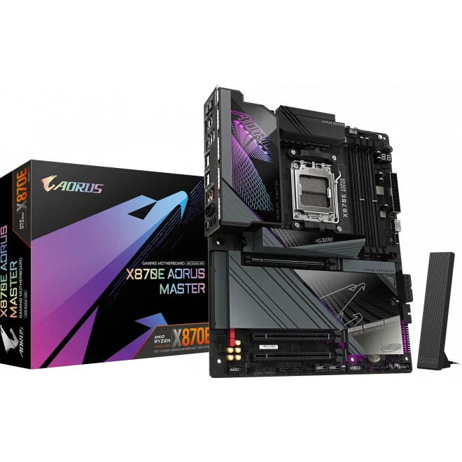 Gigabyte X870E AORUS MASTER WiFi 8600mhz(OC) RGB M.2 AM5 ATX Anakart