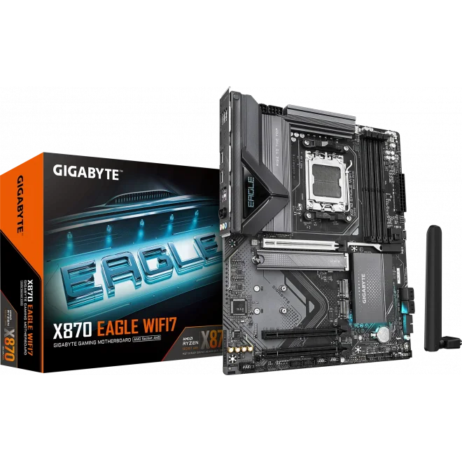 Gigabyte X870 EAGLE WIFI7 8000mhz(OC) RGB M.2 AM5 ATX Anakart