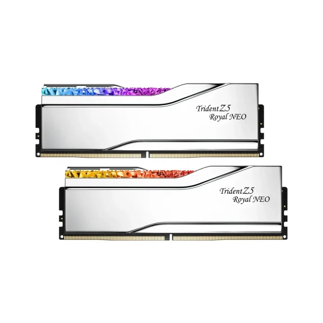 G.Skill 64GB(2x32) Trident Z5 Royal Neo 6000Mhz CL28 DDR5 EXPO Ram (F5-6000J2836G32GX2-TR5NS)