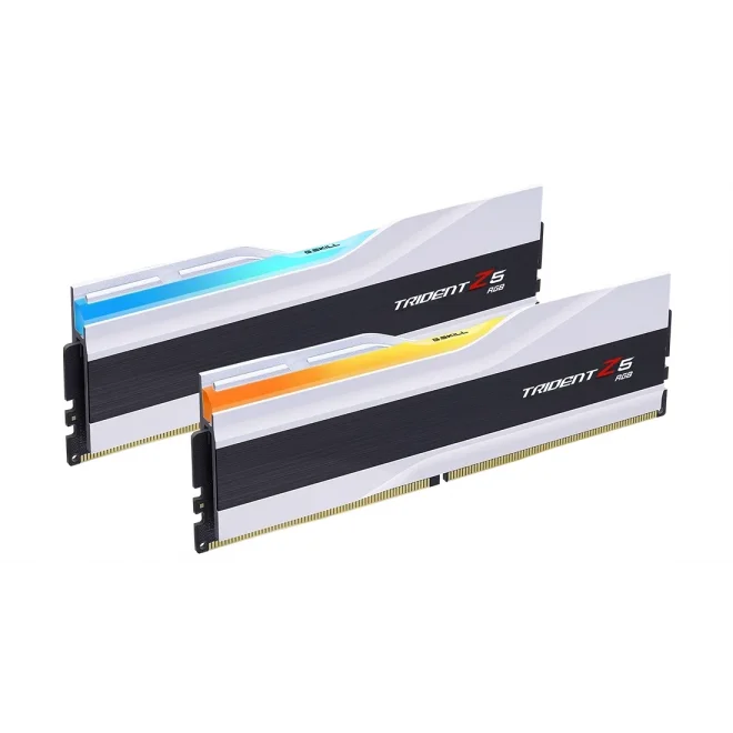 G.Skill 64GB(2x32) Trident Z5 RGB Beyaz 6400mhz CL32 DDR5 Ram (F5-6400J3239G32GX2-TZ5RW)